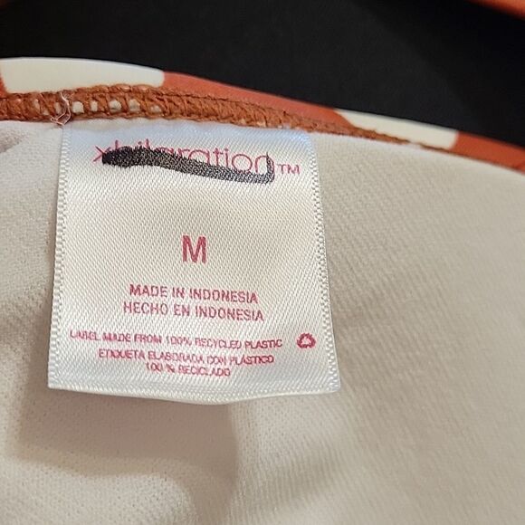 BRAND NEW XHILARATION HATER NECK POLKA-DOT PADDED BRA SWIMSUITS SET - Picture 12 of 13